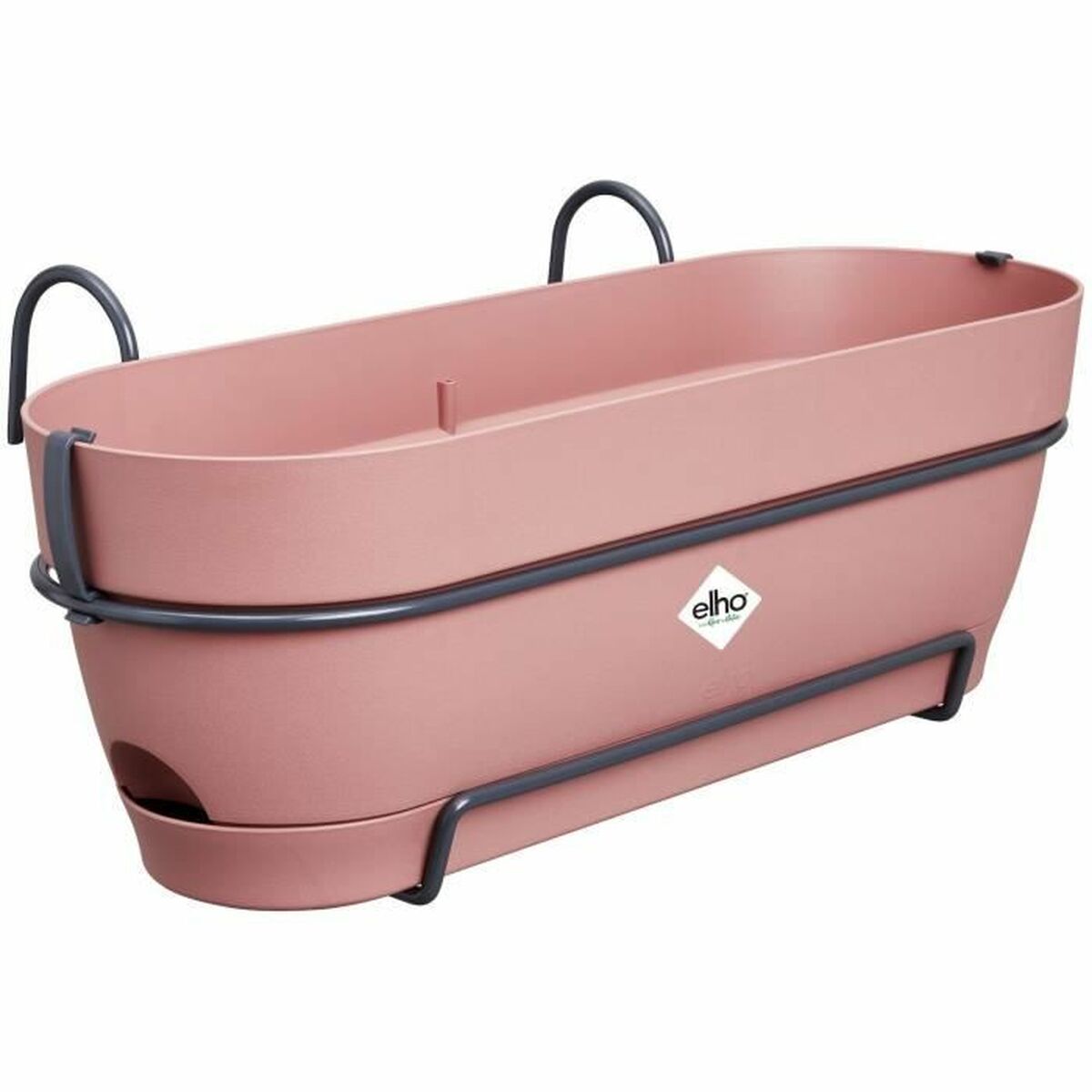 Vaso rettangolare da Balcone Elho   50 cm Rosa Plastica