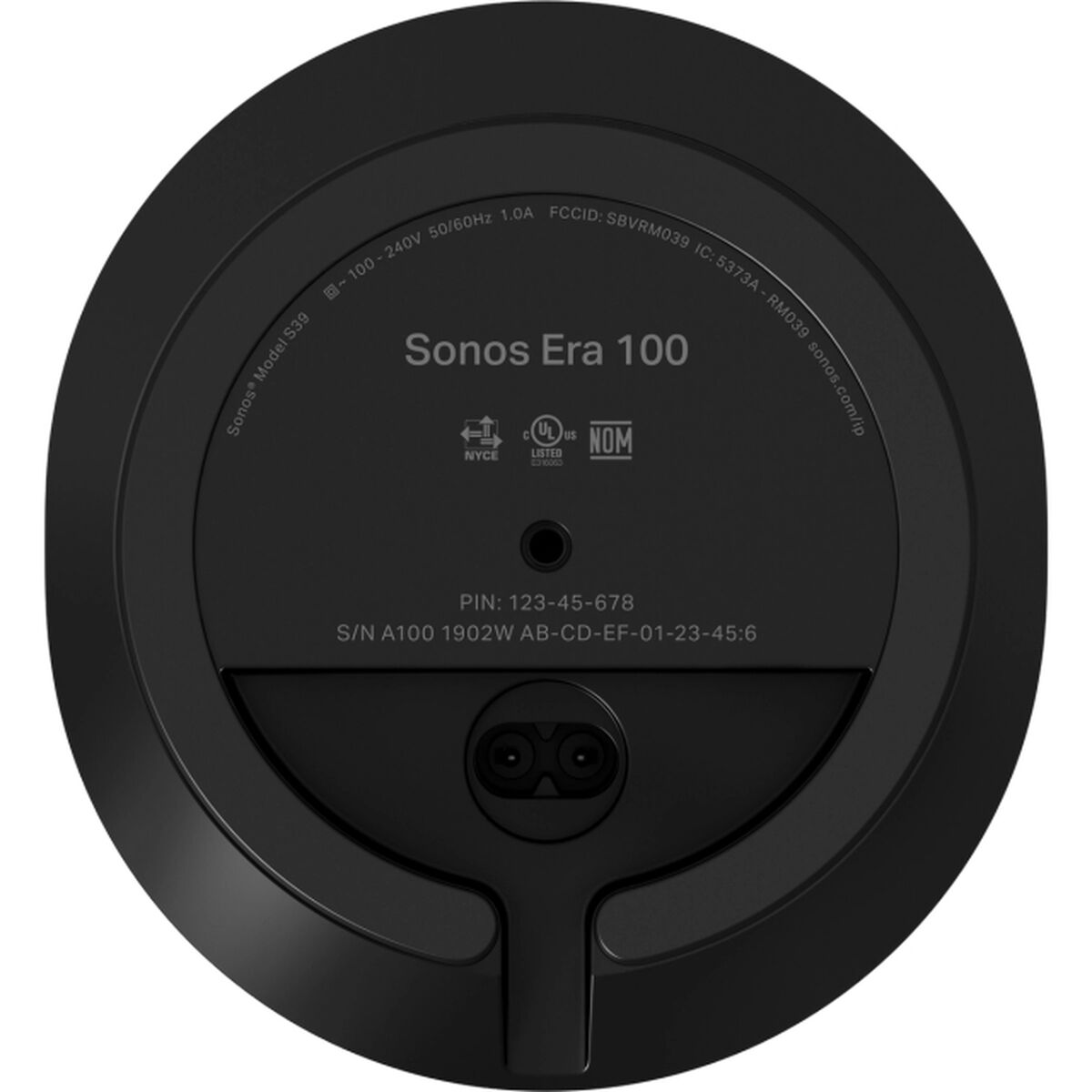 Altoparlante Bluetooth Portatile Sonos SNS-E10G1EU1BLK Nero