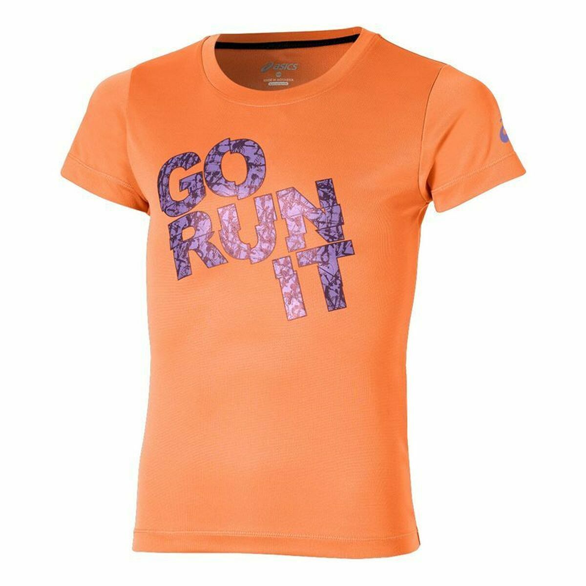 Maglia a Maniche Corte per Bambini Asics Go Run It Arancio