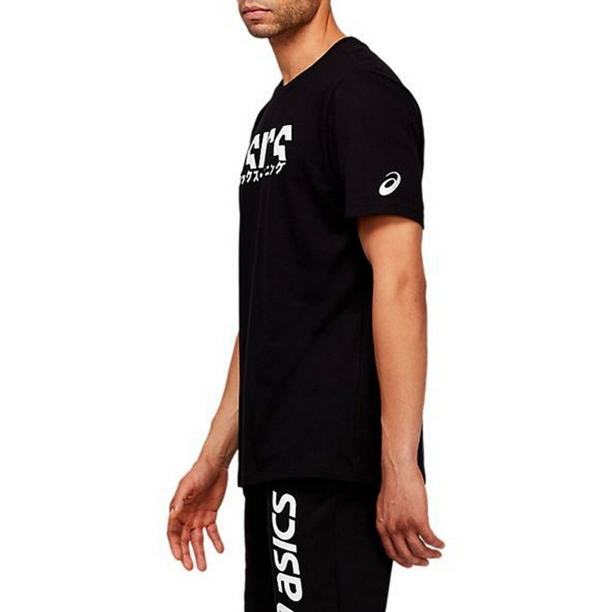 Maglia a Maniche Corte Uomo Asics Katakana Nero