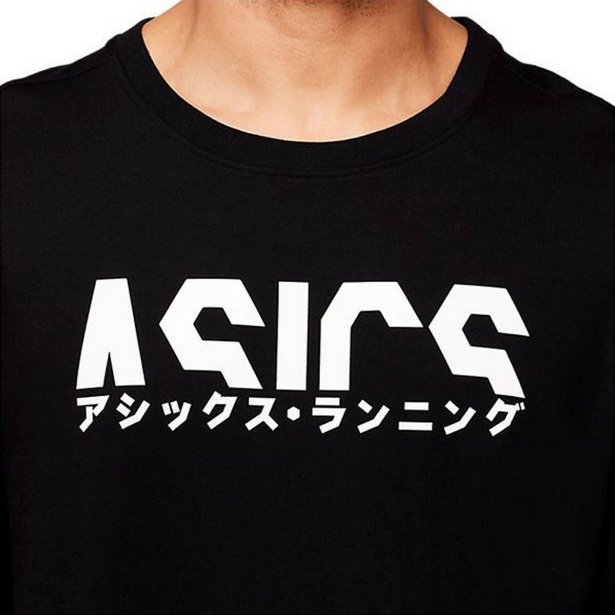 Maglia a Maniche Corte Uomo Asics Katakana Nero