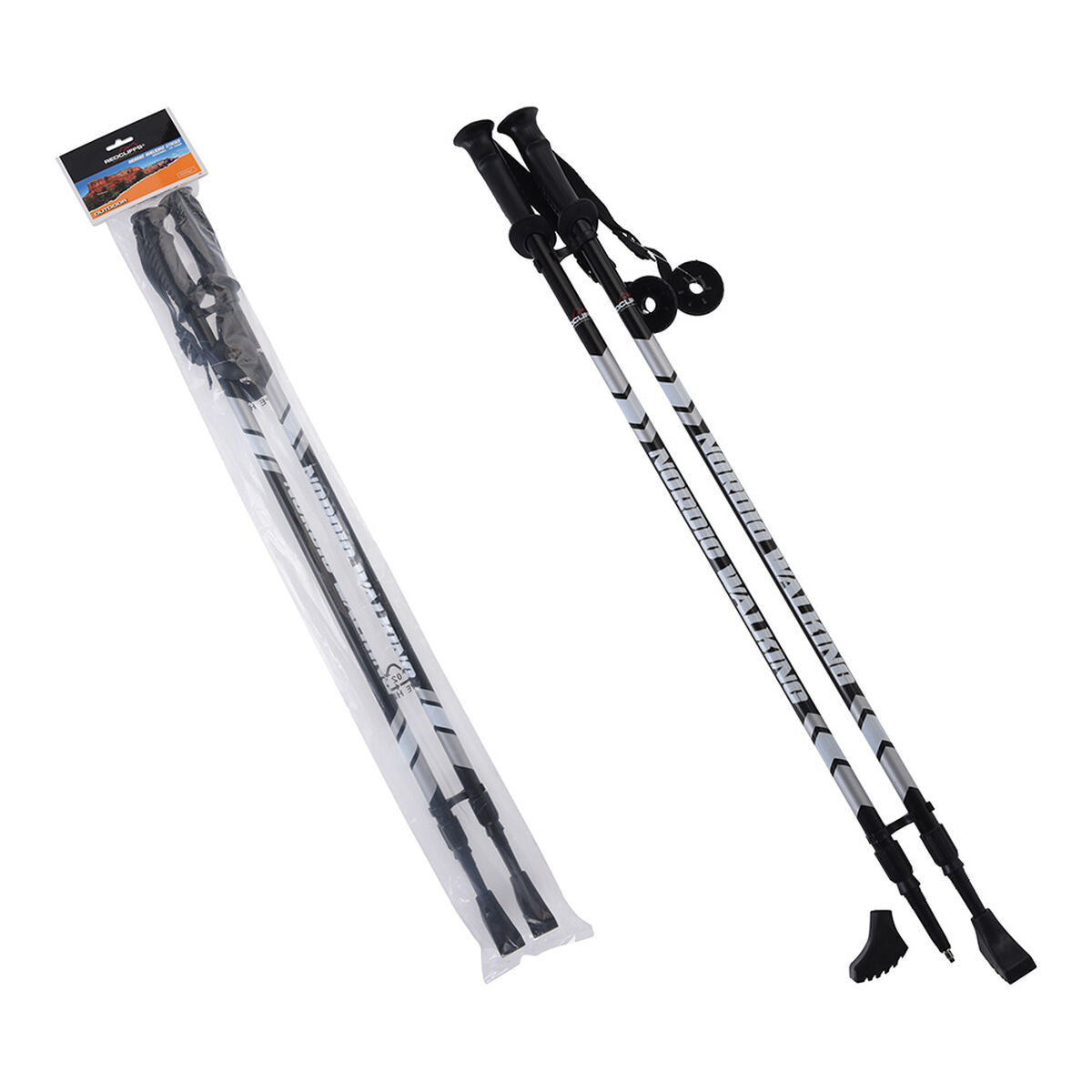 Set di 2 bastoncini da trekking Redcliffs Estensibile 110-140 cm