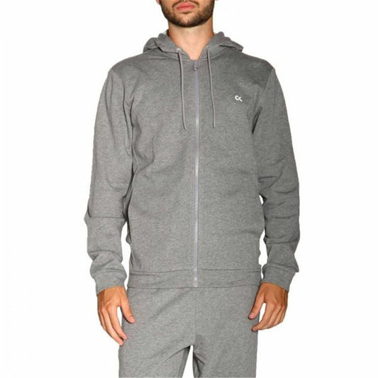 Giacca Sportiva da Uomo Calvin Klein Billaboard Fz  Grigio scuro