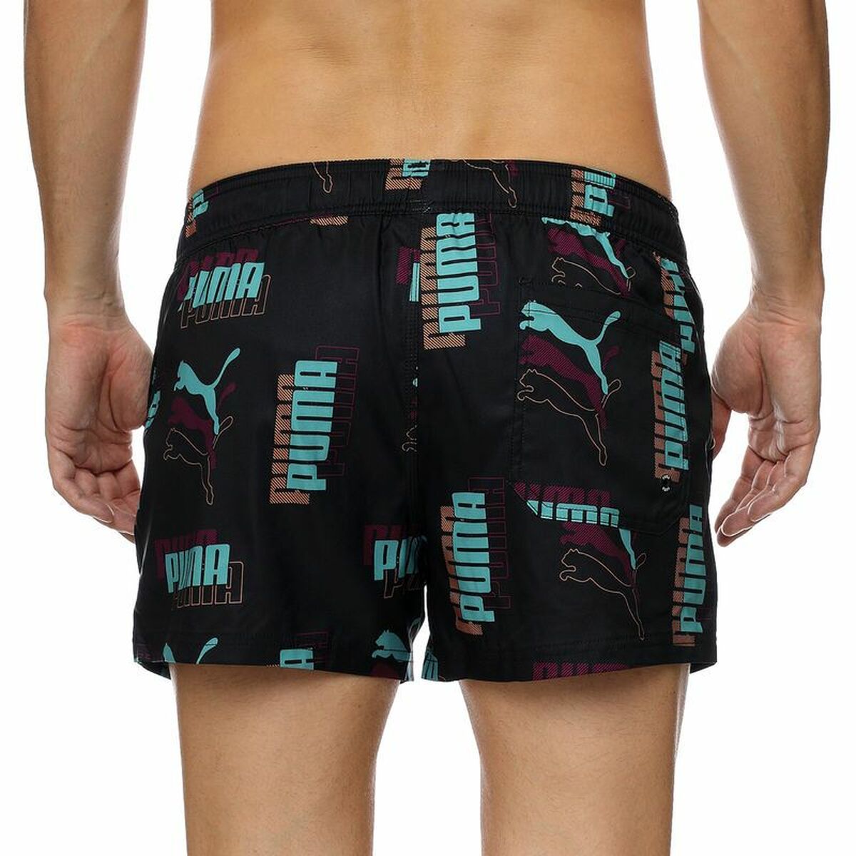 Costume da Bagno Uomo Puma Swim Logo Nero