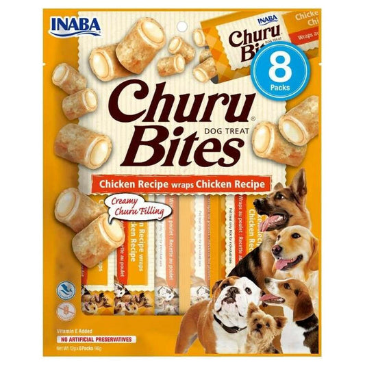 Snack per Cani Inaba Churu Bites Pollo 8 x 12 g