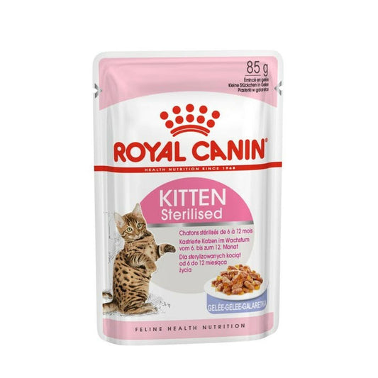 Cibo per gatti Royal Canin Sterilised Gala Pollo 12 x 85 g