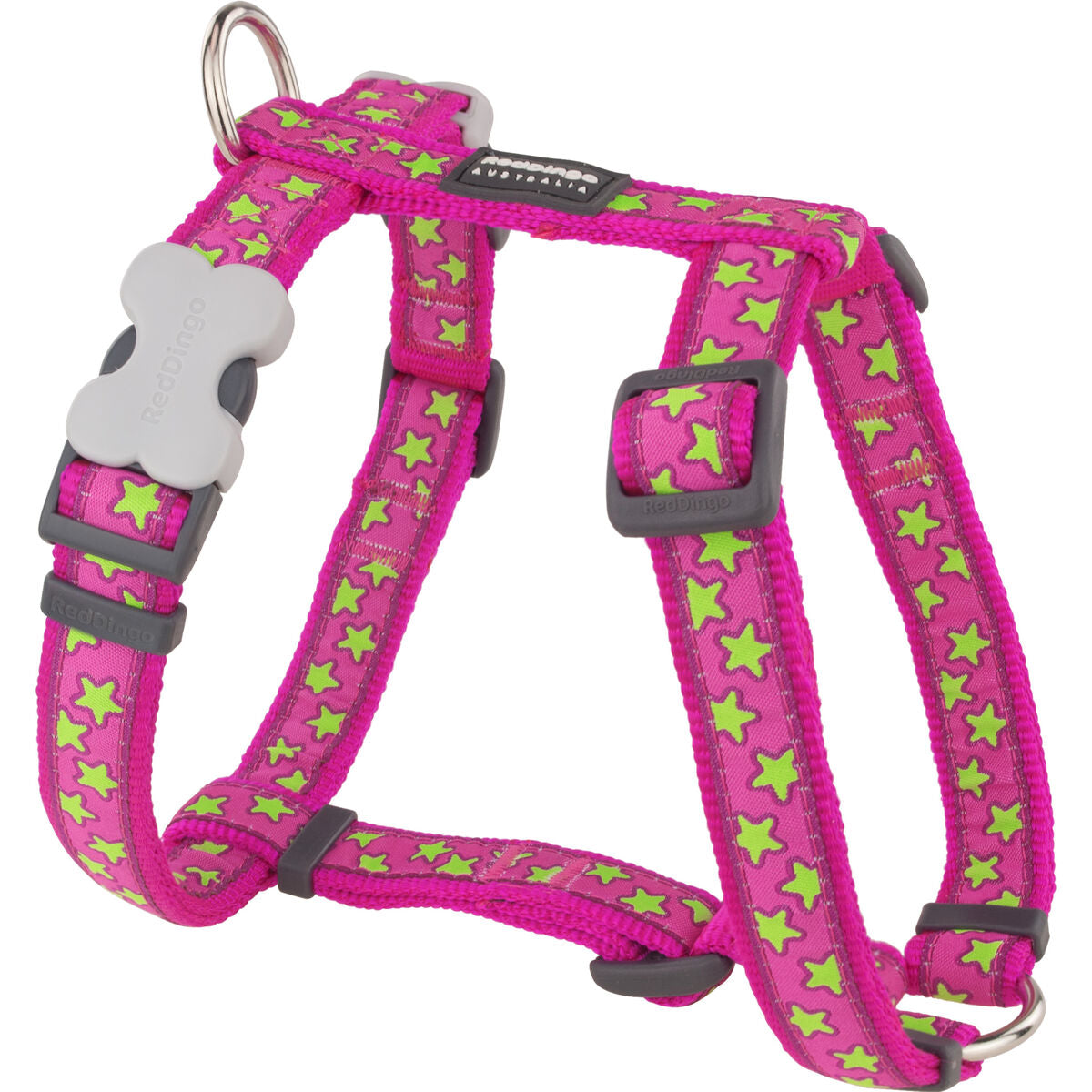 Imbracatura per Cani Red Dingo On Hot 25-39 cm Rosa