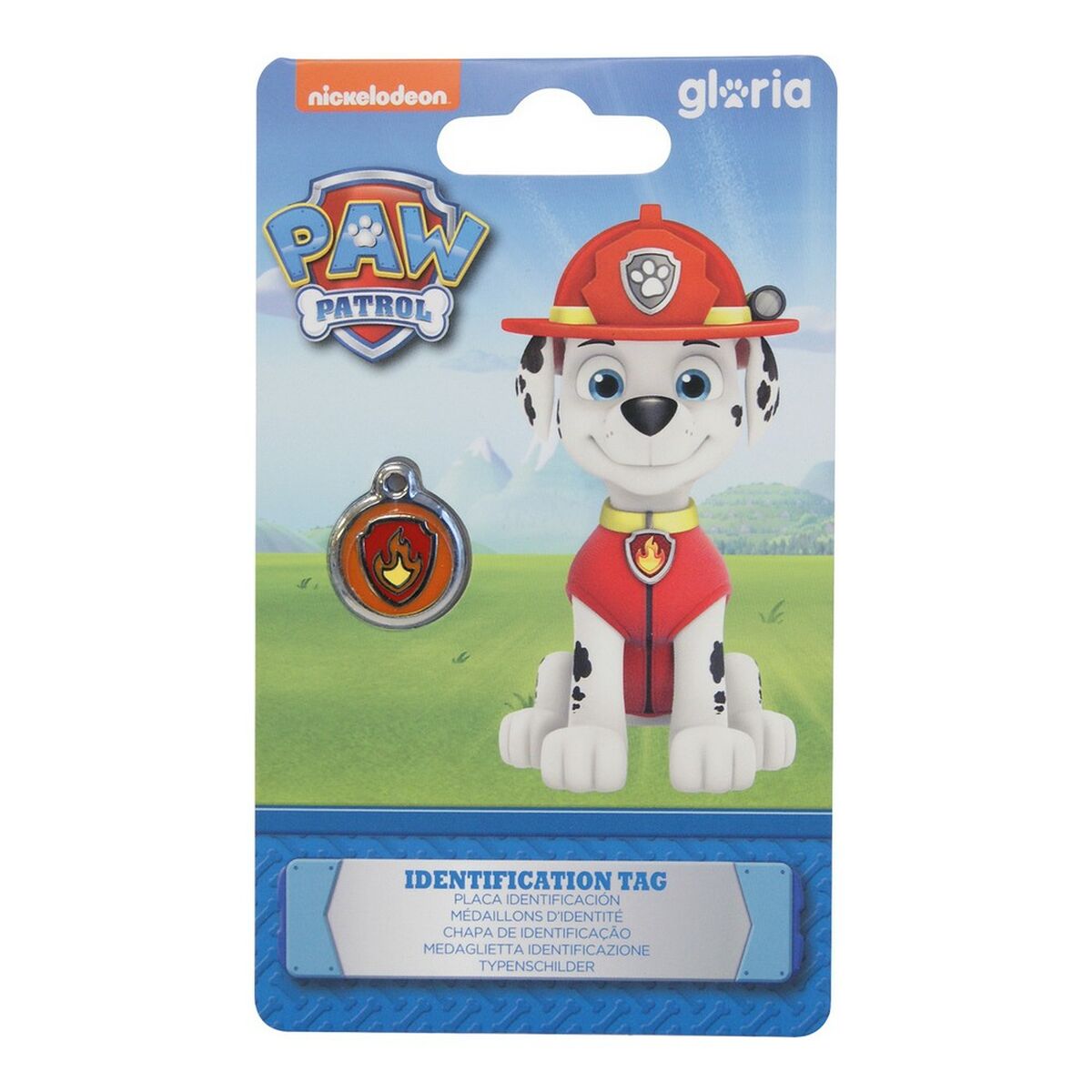 Targhetta per collana The Paw Patrol Marshall Taglia S