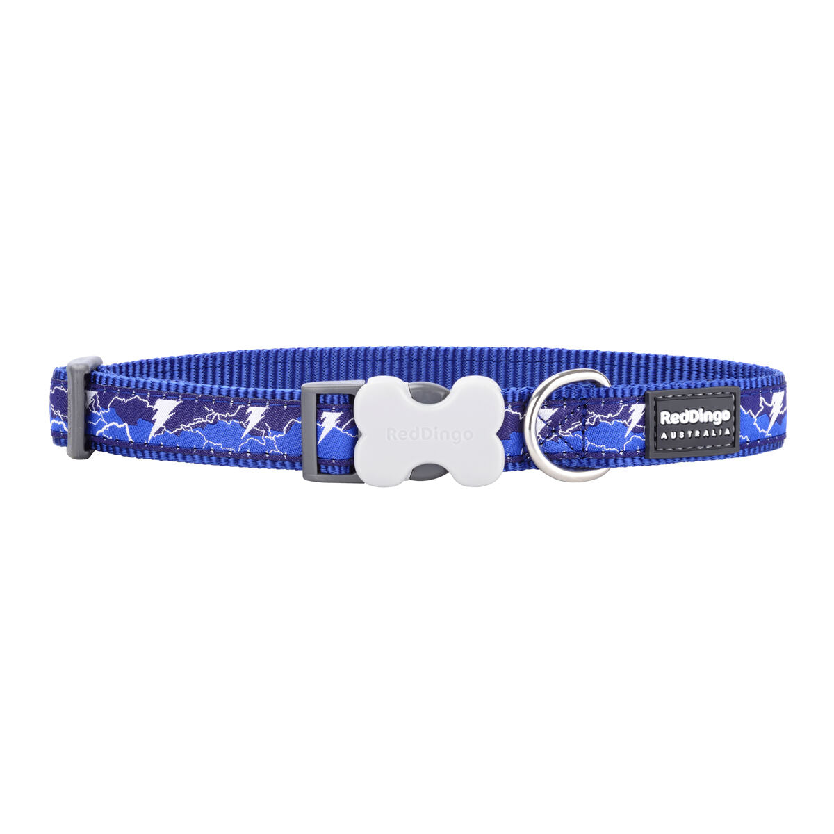 Collare per Cani Red Dingo Lightning 20-32 cm Blu Marino