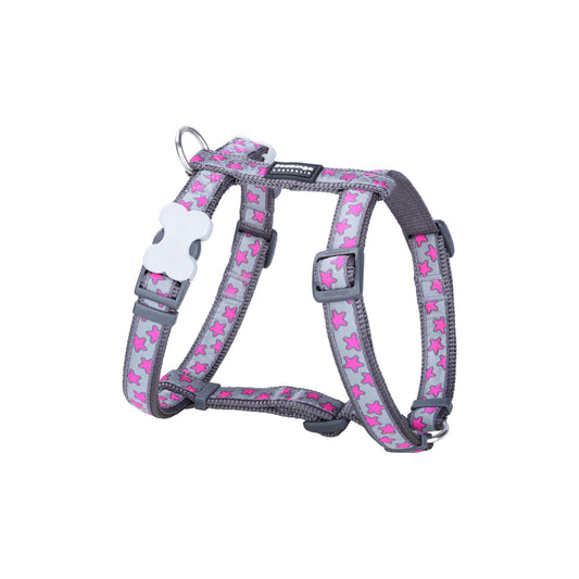 Imbracatura per Cani Red Dingo On Cool 25-39 cm Rosa Grigio