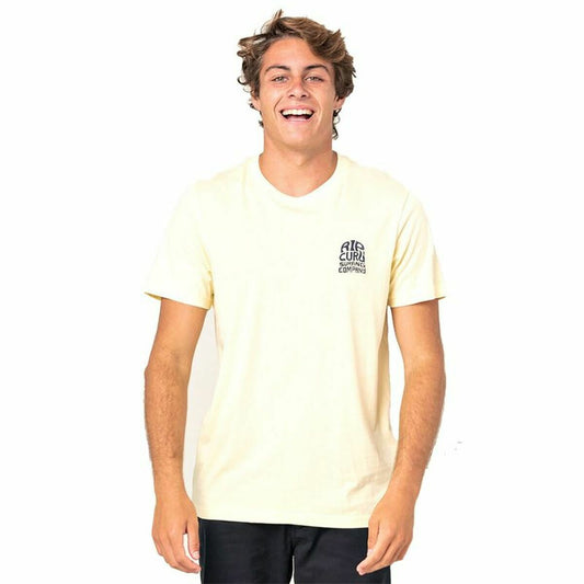 Maglia a Maniche Corte Uomo Rip Curl  Sport  Giallo