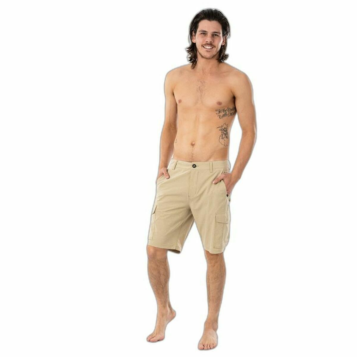 Pantaloncino Sportivo Rip Curl Boardwalk Trail Beige