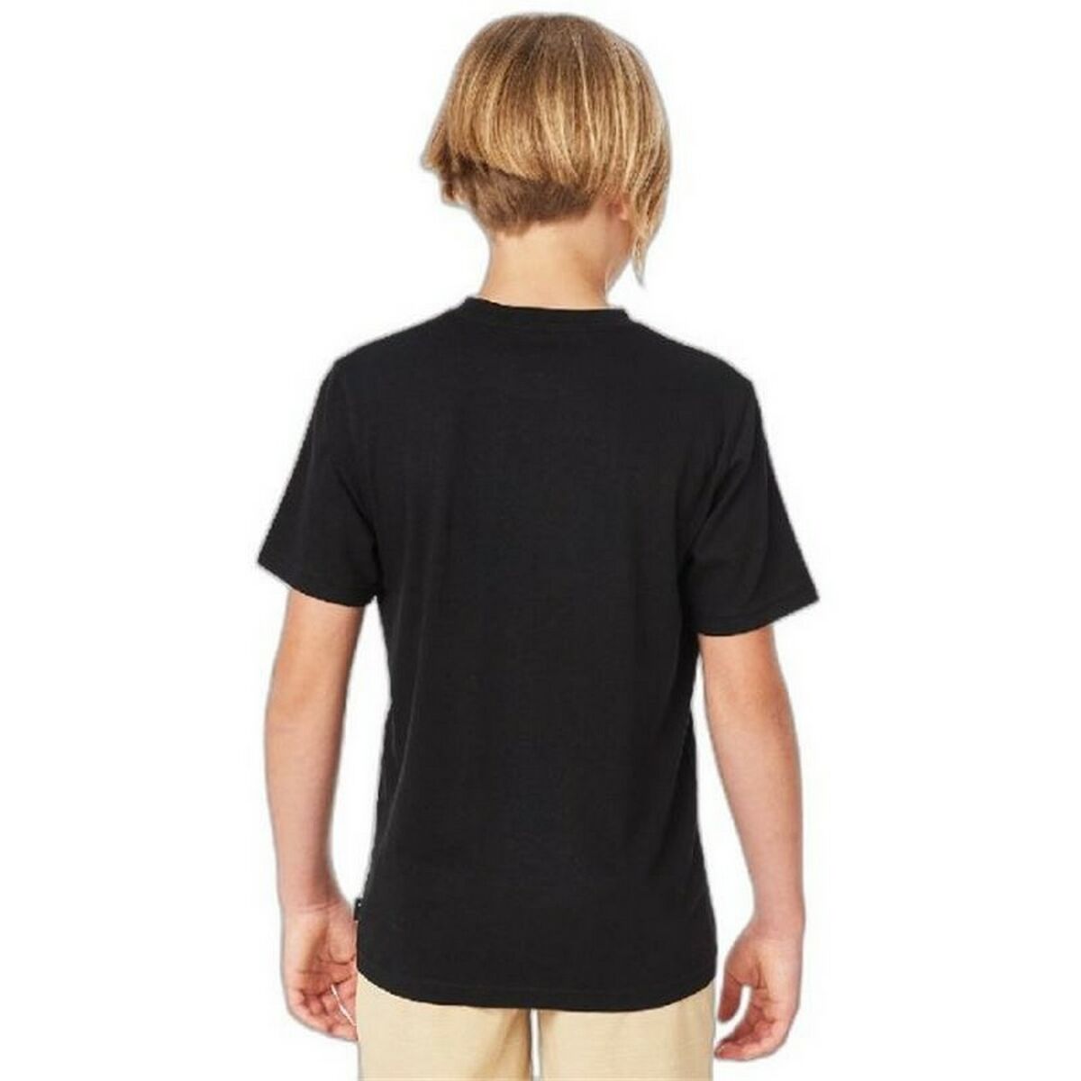 Maglia a Maniche Corte per Bambini Rip Curl Corp Icon B Nero