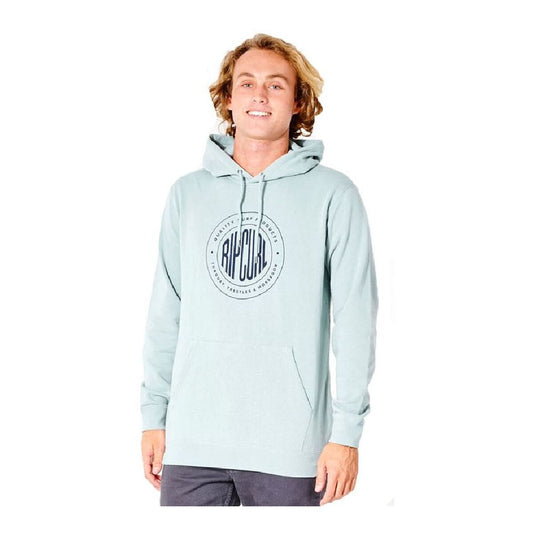 Felpa senza Cappuccio Uomo Rip Curl Tapler Azzurro Acquamarina