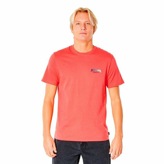 Maglia a Maniche Corte Uomo Rip Curl Revival Inverted  M Salmone