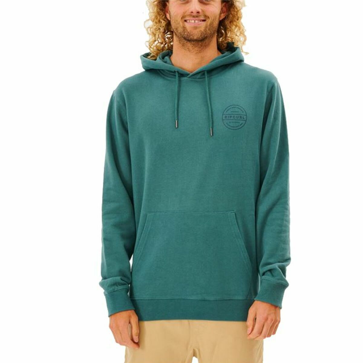 Felpa con Cappuccio Uomo Rip Curl Re Entry Verde