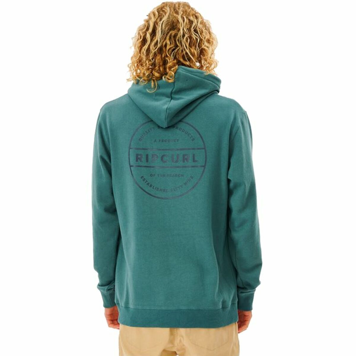 Felpa con Cappuccio Uomo Rip Curl Re Entry Verde