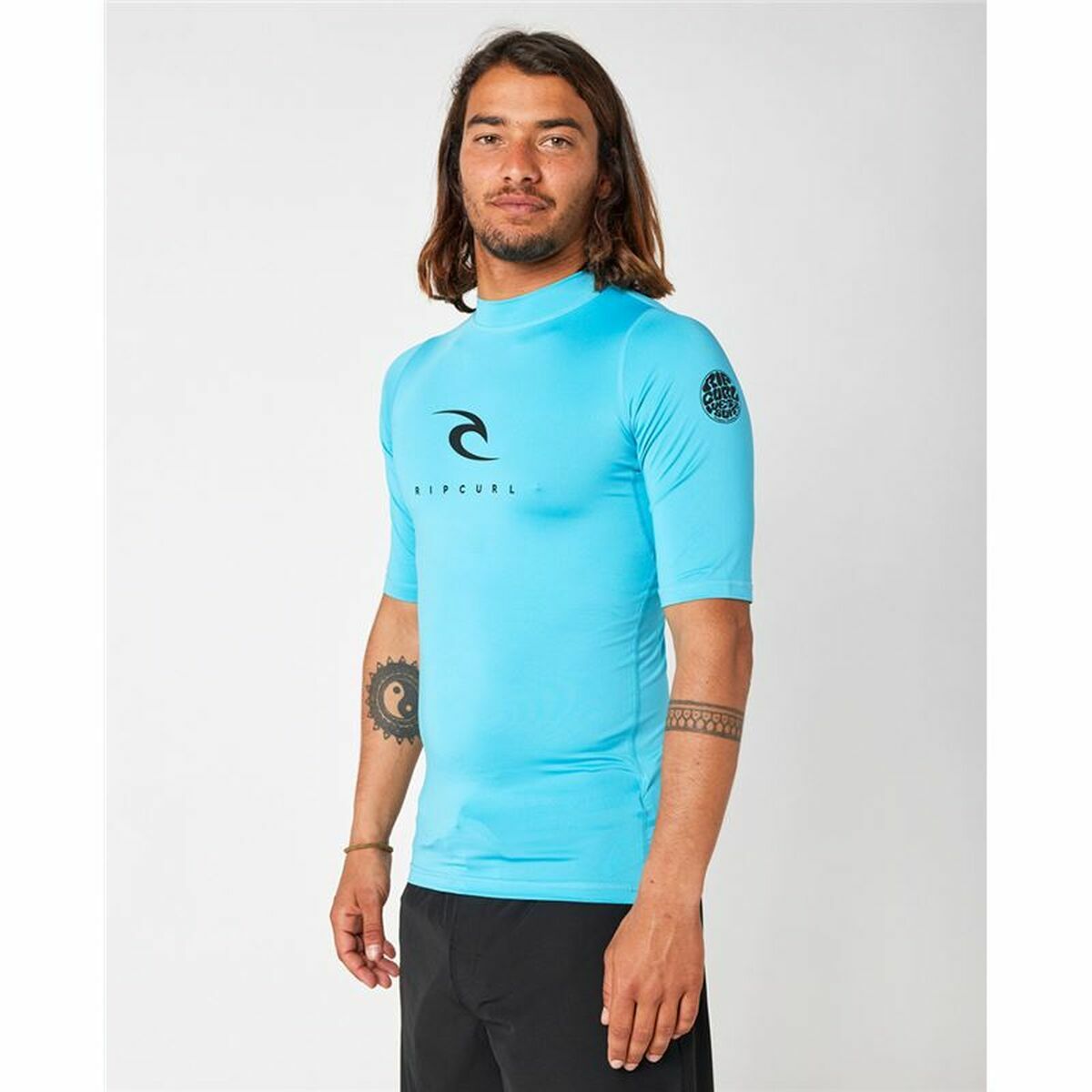 T-shirt da Bagno Rip Curl  Corps Azzurro Blu cielo Acquamarina Uomo