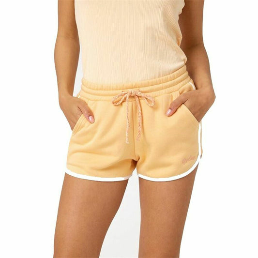 Pantaloncini Sportivi da Donna Rip Curl Assy Giallo Arancio Corallo