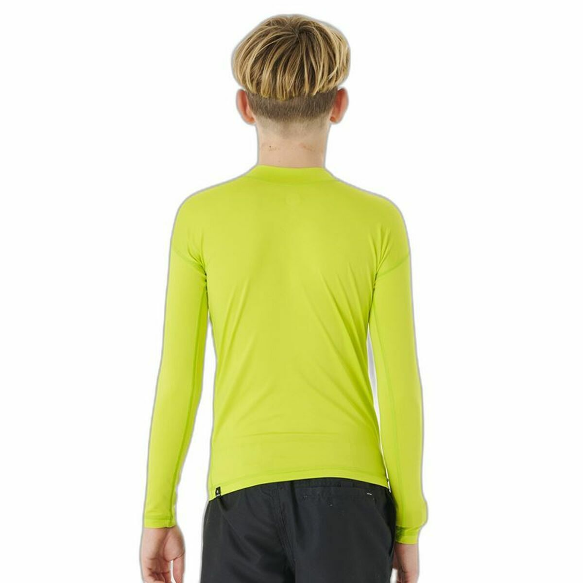 Maglia a Maniche Corte per Bambini Rip Curl Corps L/S Rash Vest  Giallo Surf Lycra