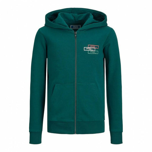 Felpa per Bambini Jack & Jones JCOSPACE LOGO Verde