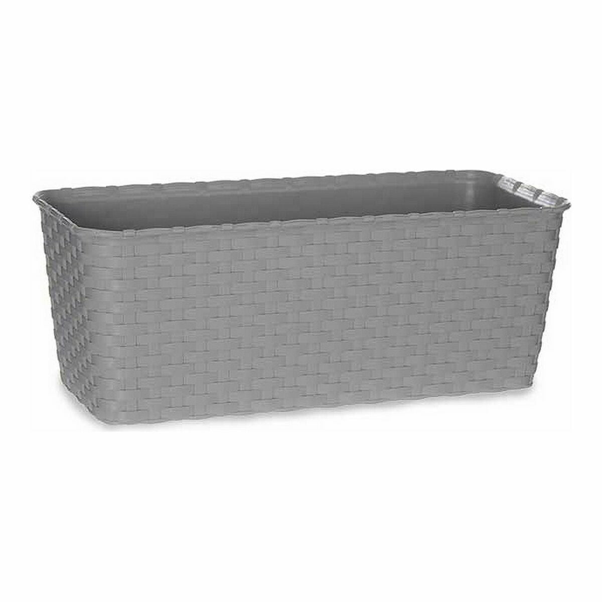 Vaso Autoirrigante Stefanplast Grigio Plastica 13 x 11 x 29 cm (12 Unità)