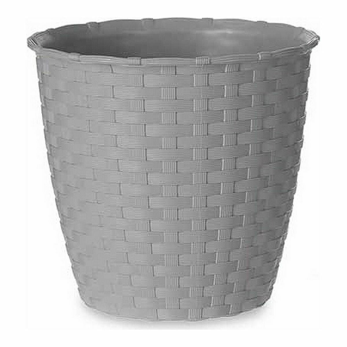 Vaso Stefanplast Grigio Plastica 14 x 13 x 14 cm (12 Unità)