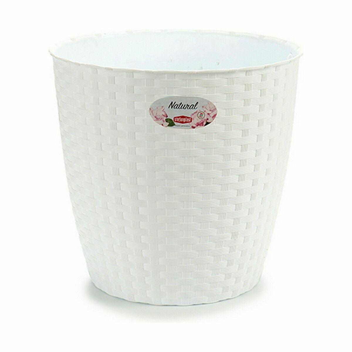 Vaso Stefanplast Bianco Plastica 29 x 27 x 29 cm (6 Unità)