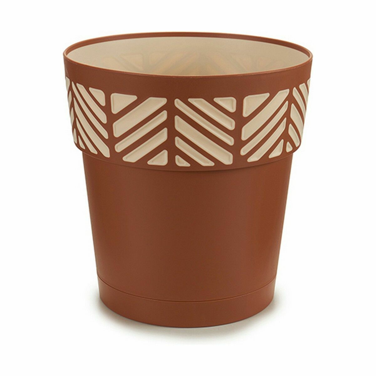 Vaso Autoirrigante Stefanplast Orfeo Terracotta Plastica 25 x 25 x 25 cm (6 Unità)