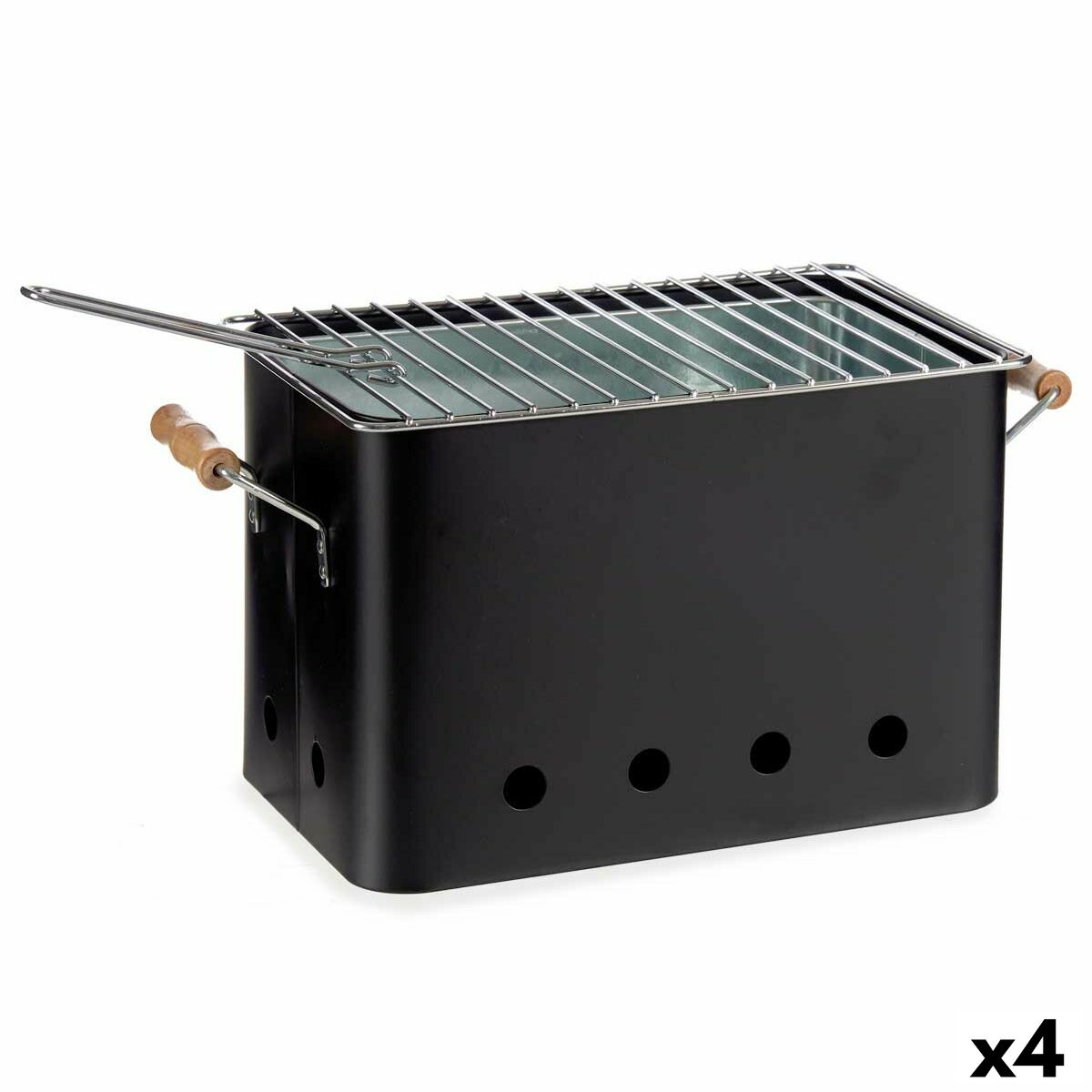 Barbecue Portatile Ferro 22 x 24,5 x 44 cm (4 Unità)