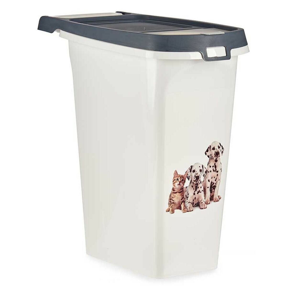 Dispenser Animali Domestici Antracite 10 L (8 Unità)