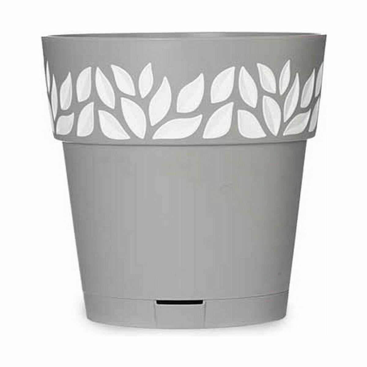 Vaso Autoirrigante Stefanplast Cloe Grigio Plastica 19 x 19 x 19 cm (12 Unità)