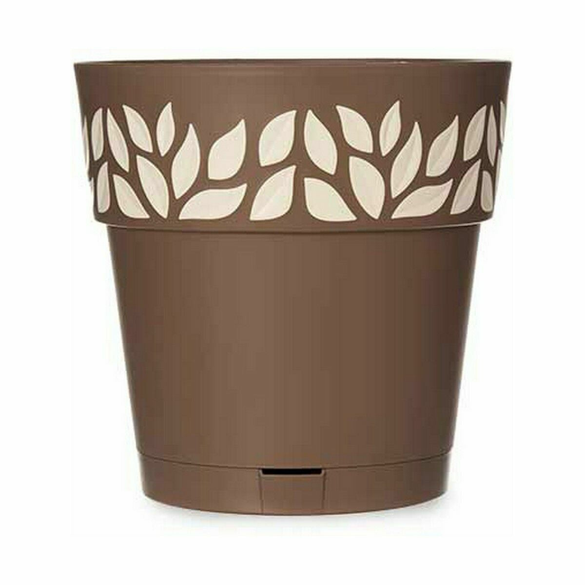 Vaso Autoirrigante Stefanplast Cloe Marrone Plastica 25 x 25 x 25 cm (6 Unità)