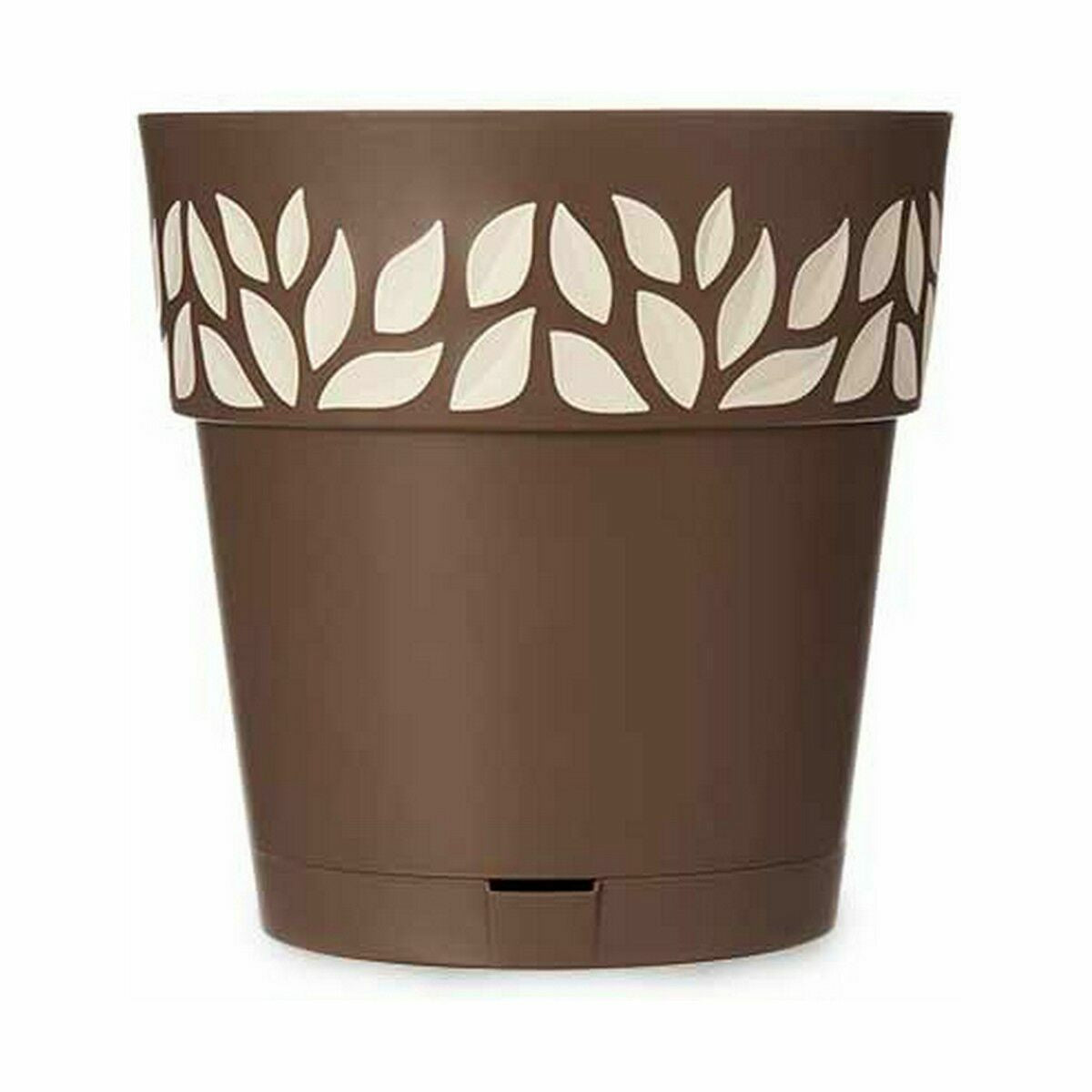 Vaso Autoirrigante Stefanplast Cloe Marrone Plastica 29 x 29 x 29 cm (6 Unità)