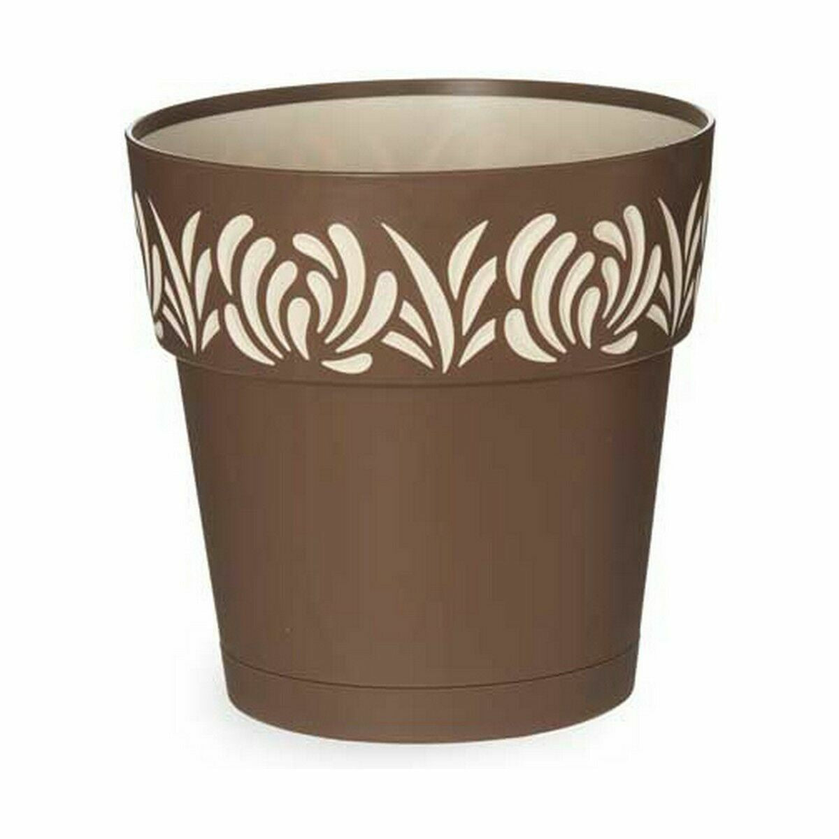 Vaso Autoirrigante Stefanplast Gaia Marrone Plastica 19 x 19 x 19 cm (12 Unità)