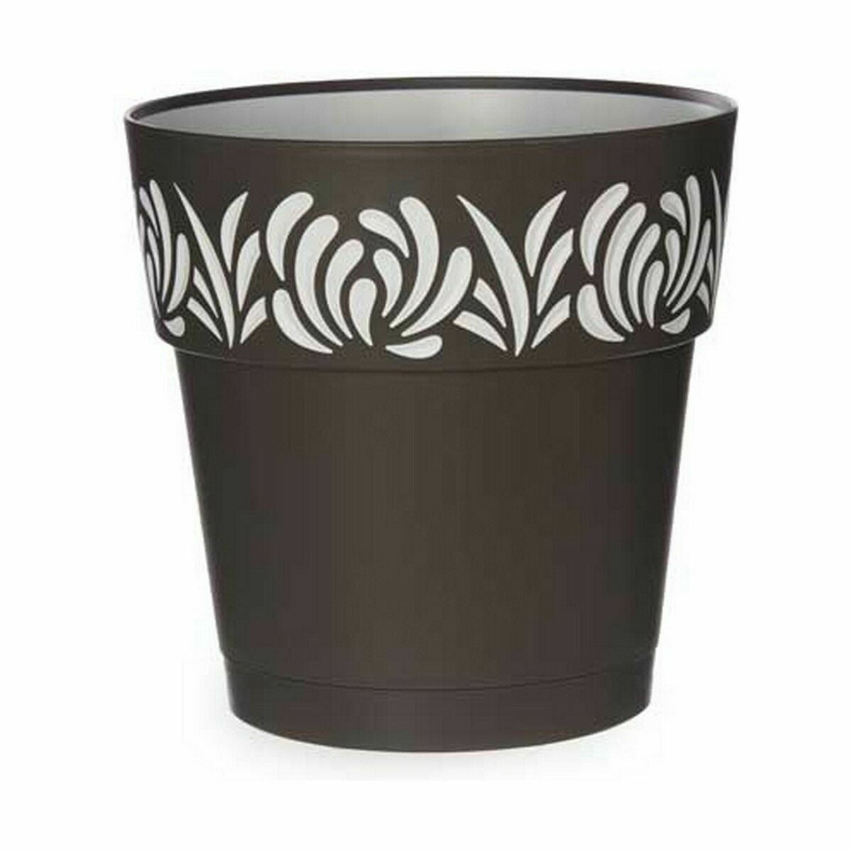 Vaso Autoirrigante Stefanplast Gaia Antracite Plastica 25 x 25 x 25 cm (6 Unità)