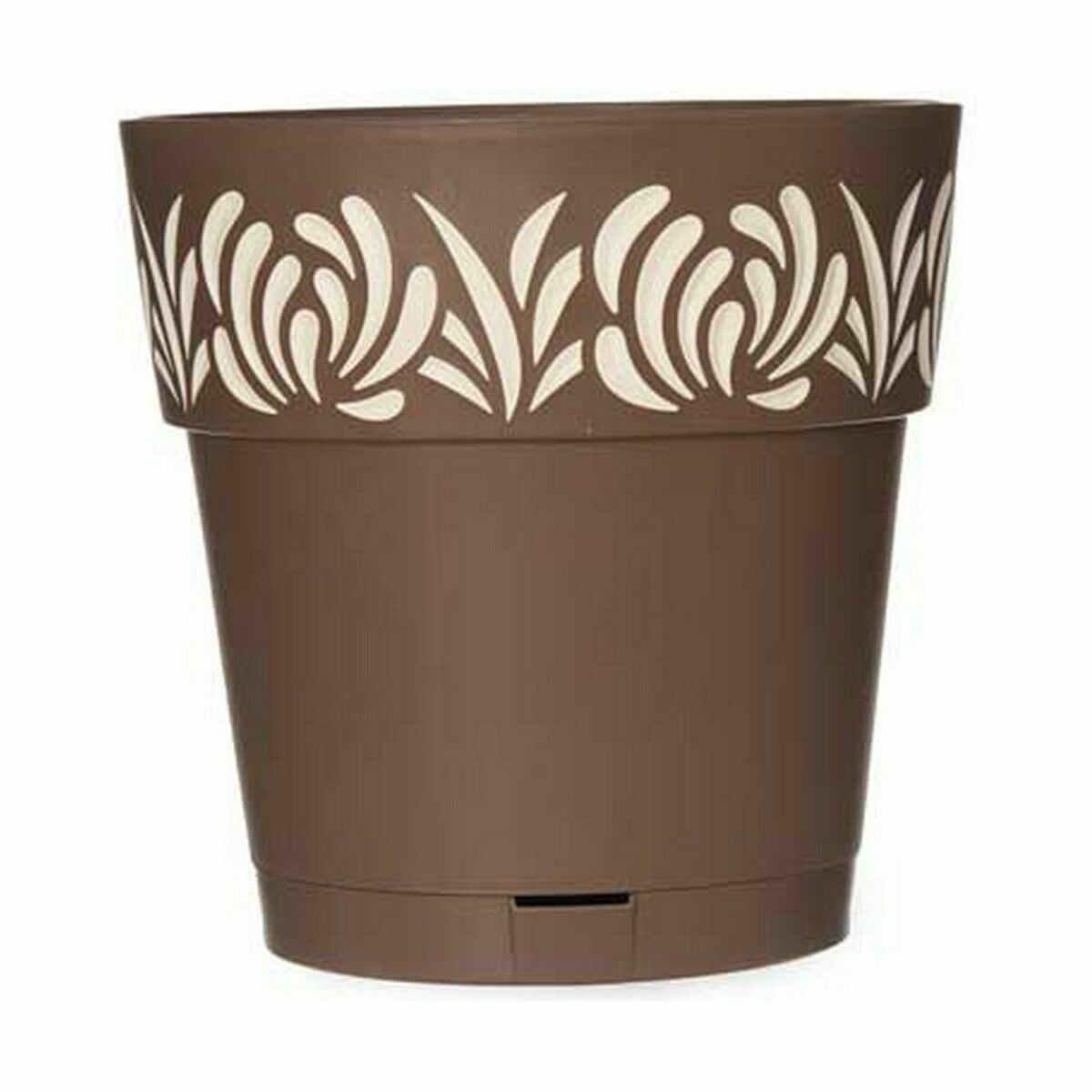 Vaso Autoirrigante Stefanplast Gaia Marrone Plastica 25 x 25 x 25 cm (6 Unità)