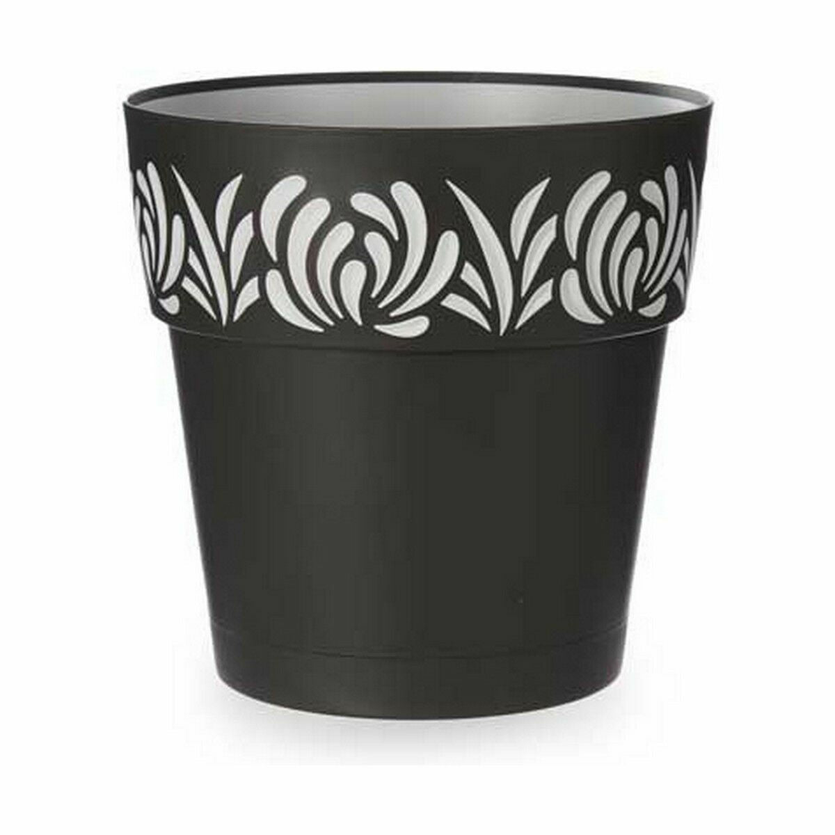 Vaso Autoirrigante Stefanplast Gaia Antracite Plastica 29 x 29 x 29 cm (6 Unità)