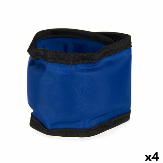 Collare per Cani Azzurro Nero PVC Gel 6,3 x 1 x 30 cm Refrigerante (4 Unità)