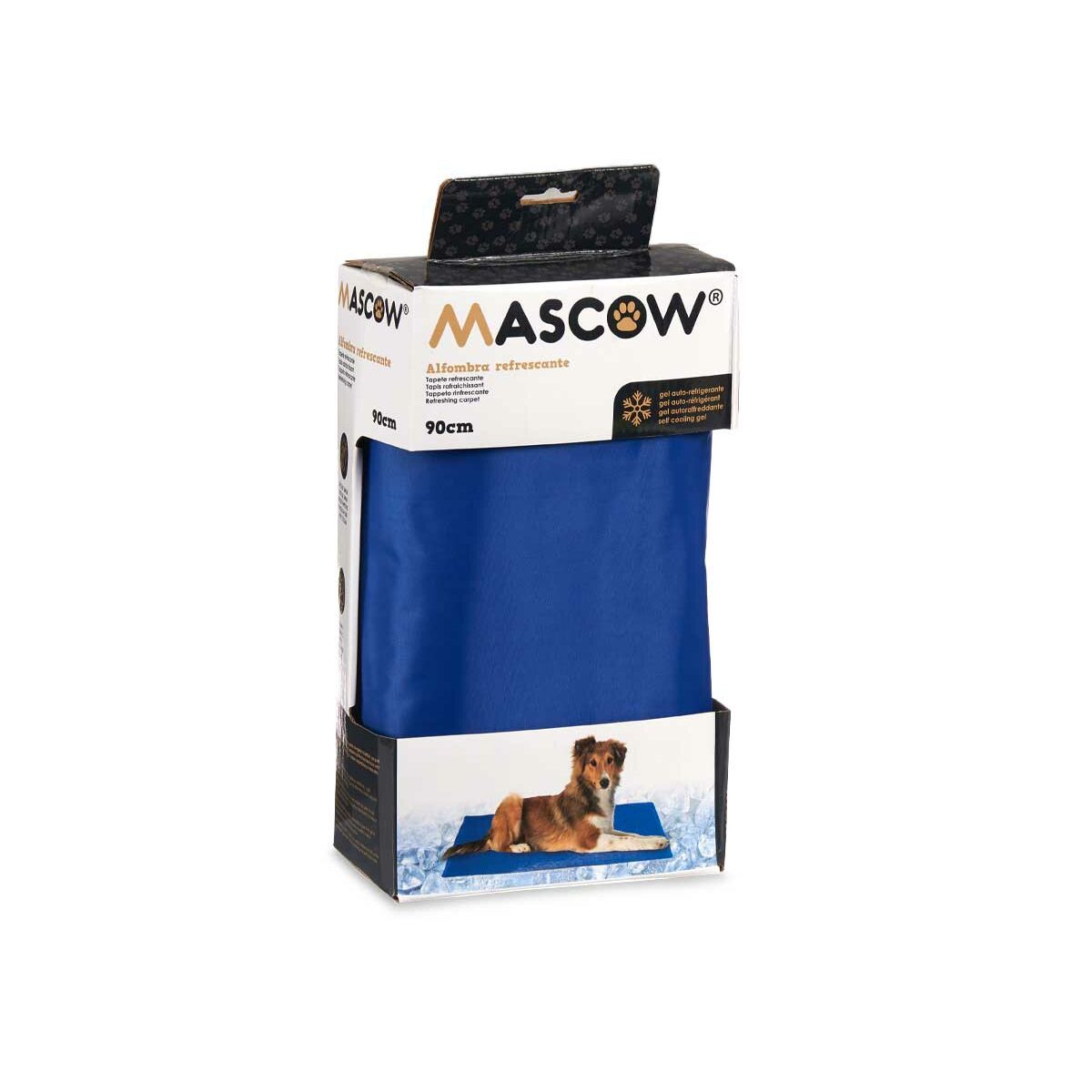 Tappeto per cani Rinfrescante Azzurro Schiuma Gel 49,5 x 1 x 90 cm (6 Unità)