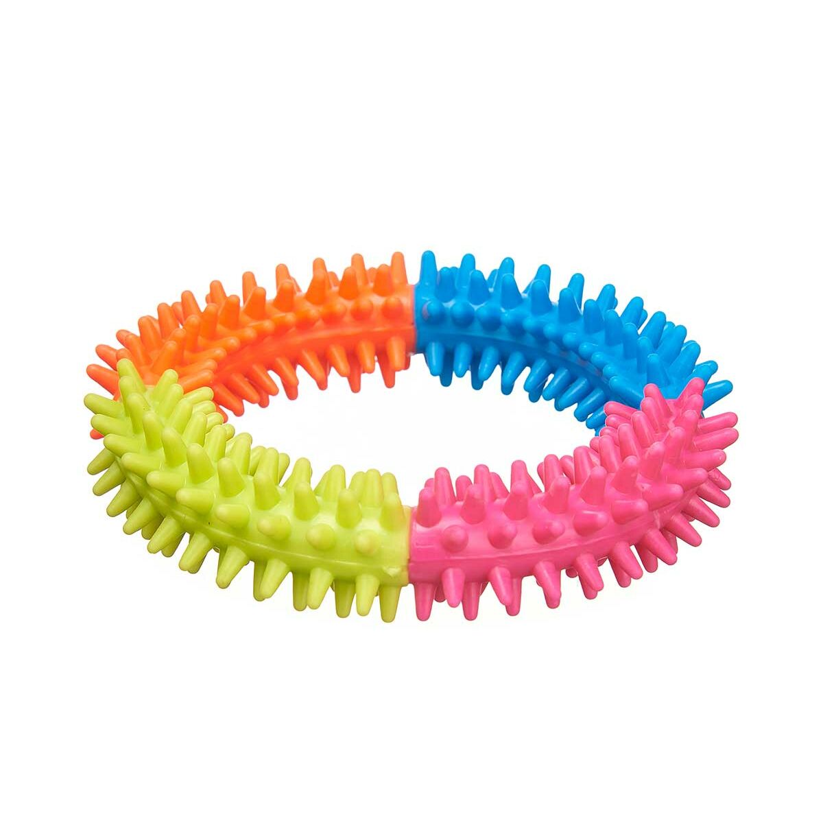 Giocattoli per cani Anello di fissaggio Silicone 12,5 x 2,5 x 12,5 cm (12 Unità)