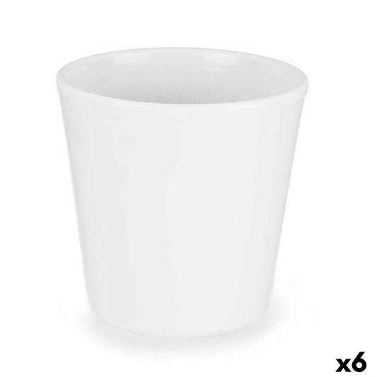 Vaso Ø 14 cm Bianco (6 Unità)