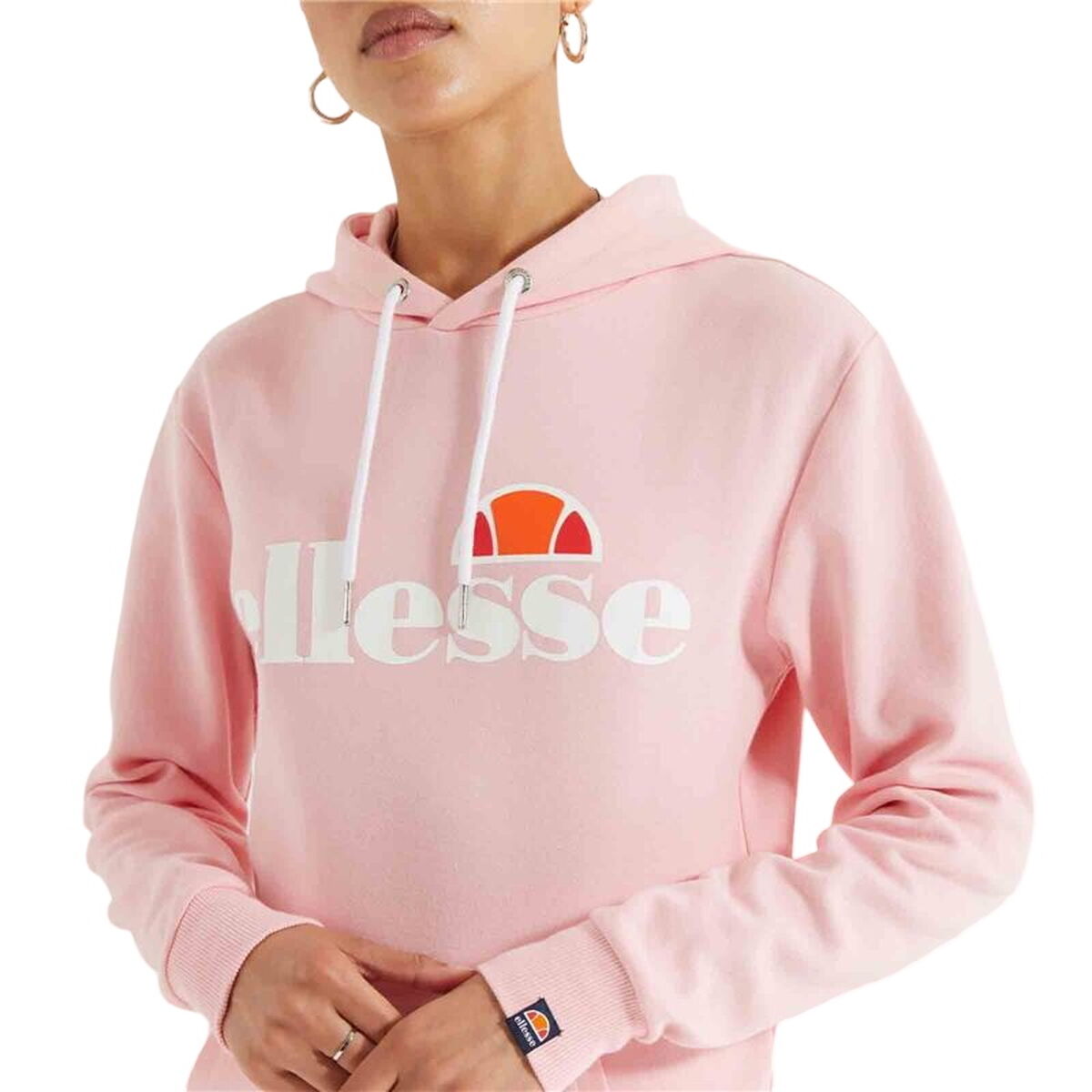 Felpa con Cappuccio Donna Ellesse Torices Rosa