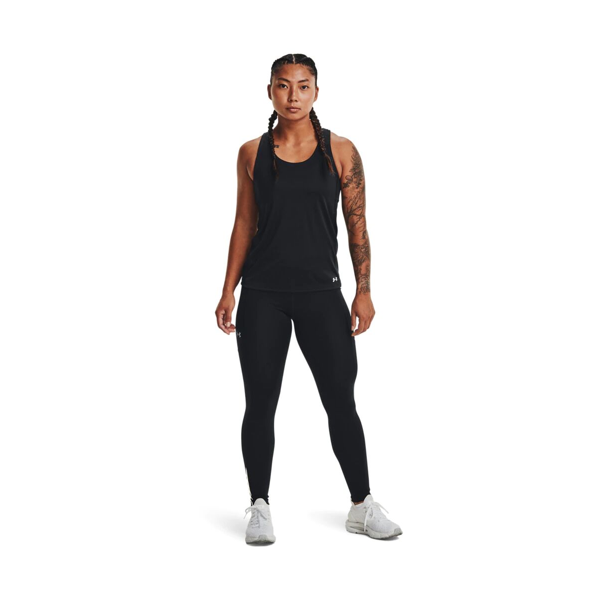 Pantalone Lungo Sportivo Under Armour Donna Nero