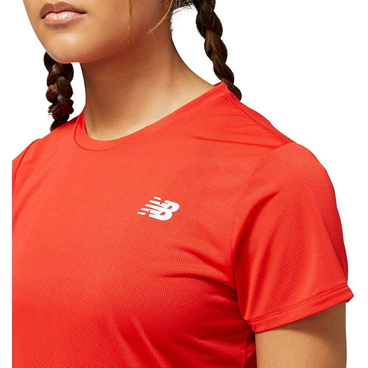 Maglia a Maniche Corte Donna New Balance Accelerate Rosso