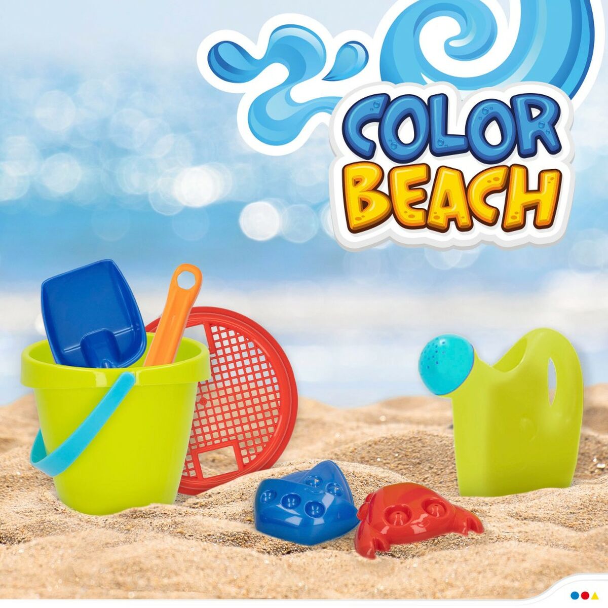 Set di giocattoli per il mare Colorbaby polipropilene (18 Unità)