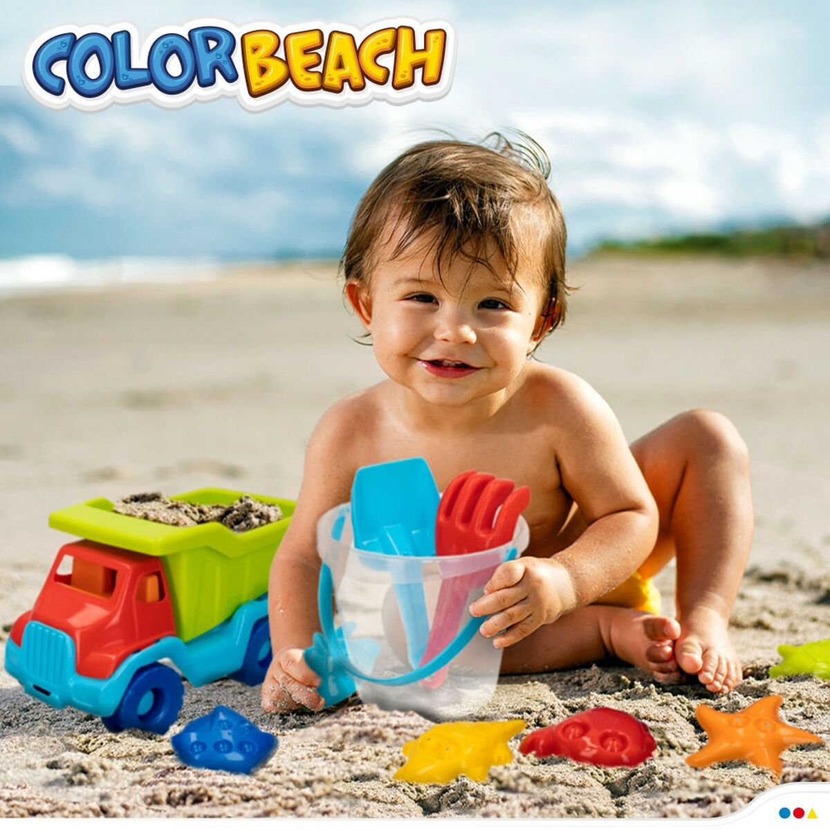 Set di giocattoli per il mare Colorbaby polipropilene (8 Unità)