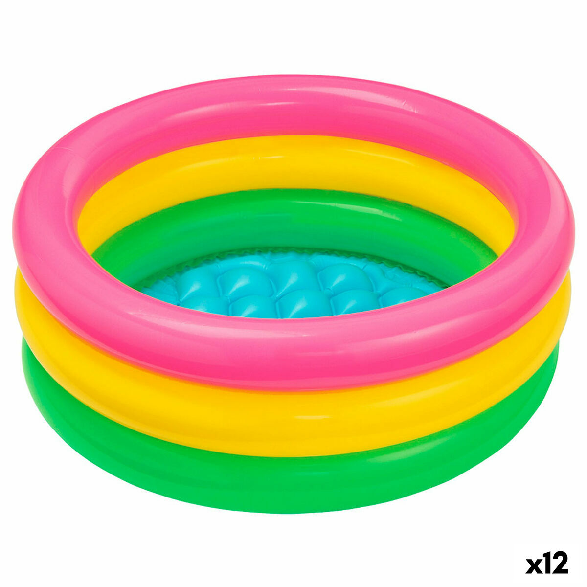 Piscina Gonfiabile per Bambini Intex Sunset Glow Anelli 28 L 61 x 22 x 61 cm (12 Unità)