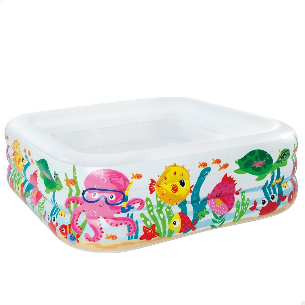 Piscina Gonfiabile per Bambini Intex Acquario 340 L 159 x 50 x 159 cm (3 Unità)