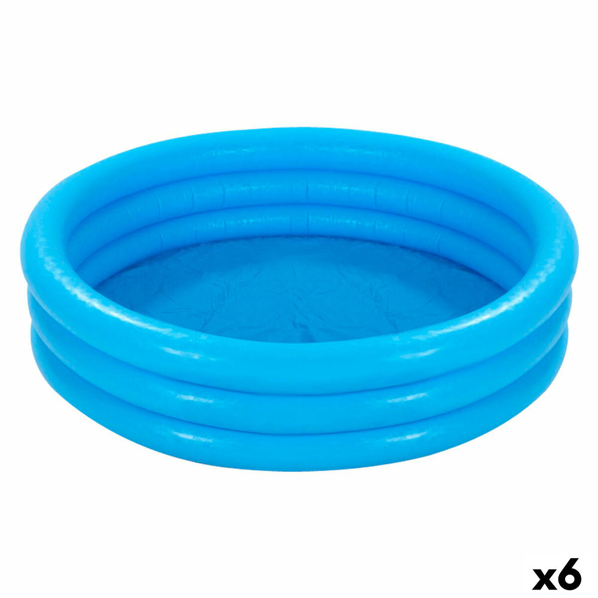 Piscina Gonfiabile per Bambini Intex Azzurro Anelli 581 L 168 x 40 cm (6 Unità)